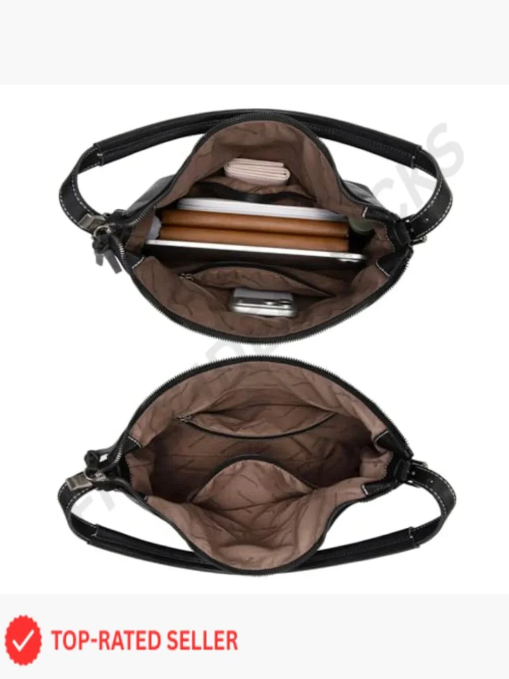 Large Slouchy Hobo Shoulder Handbag Ultra Soft Vegan Leather Crossbody Purse